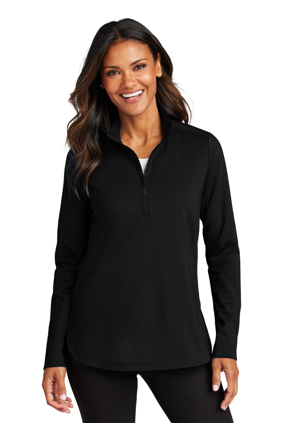 Port Authority® Women's C-FREE® Double Knit 1/4-Zip LK880