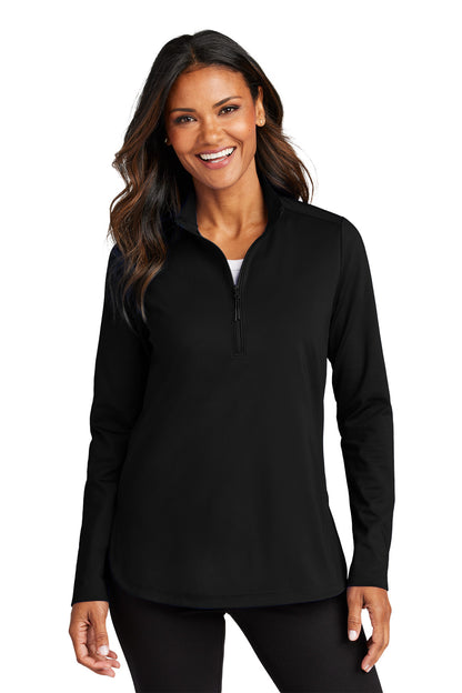 Port Authority® Women's C-FREE® Double Knit 1/4-Zip LK880