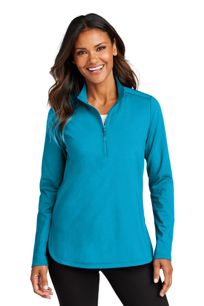 Port Authority® Women's C-FREE® Double Knit 1/4-Zip LK880