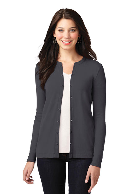 Port Authority® Women's Concept Stretch Button-Front Cardigan. LM1008