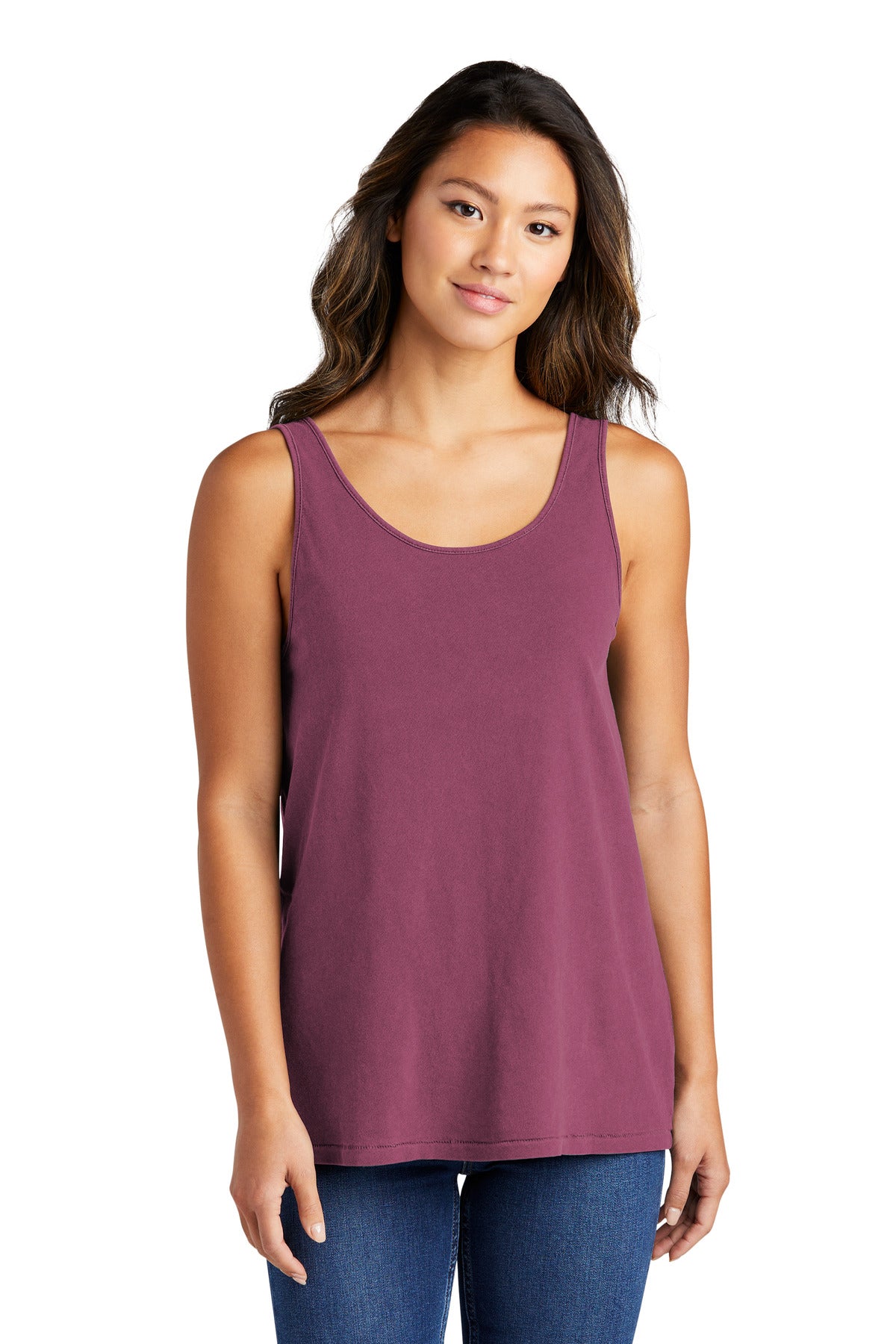 Port & Co™ Women's Beach Wash® Garment-Dyed Tank LPC099TT