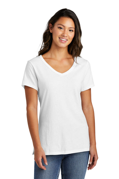 Port & Co™ Women's Beach Wash® Garment-Dyed V-Neck Tee LPC099V