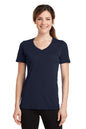 Port & Co™ Women's Performance Blend V-Neck Tee. LPC381V