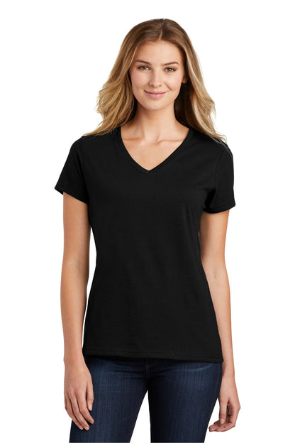 Port & Co™ Women's Fan Favorite™ Blend V-Neck Tee. LPC455V