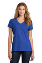 Port & Co™ Women's Fan Favorite™ Blend V-Neck Tee. LPC455V