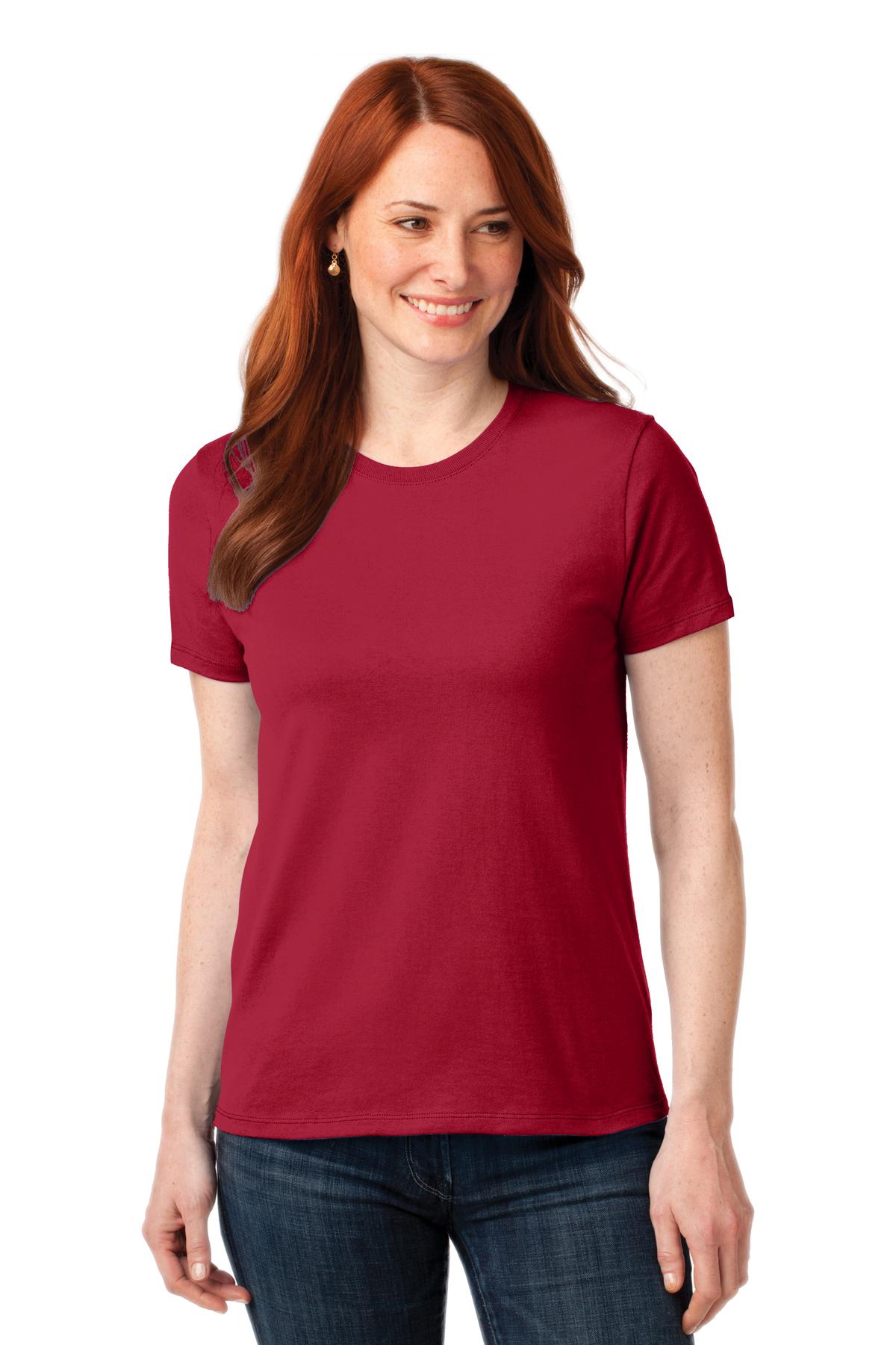 Port & Co™ Women's Core Blend Tee. LPC55