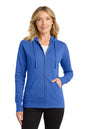 Port & Co™ Women's Core Fleece Full-Zip Hooded Sweatshirt. LPC78ZH