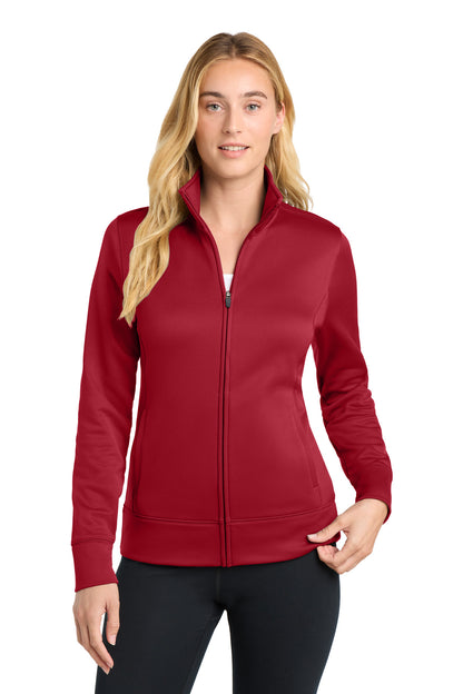 Sport-Tek® Women's Sport-Wick® Fleece Full-Zip Jacket.  LST241