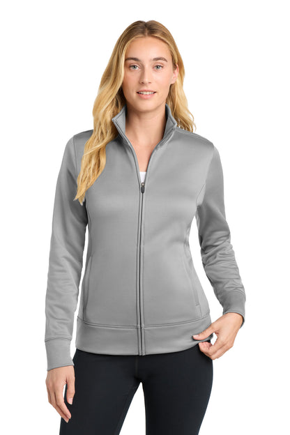 Sport-Tek® Women's Sport-Wick® Fleece Full-Zip Jacket.  LST241