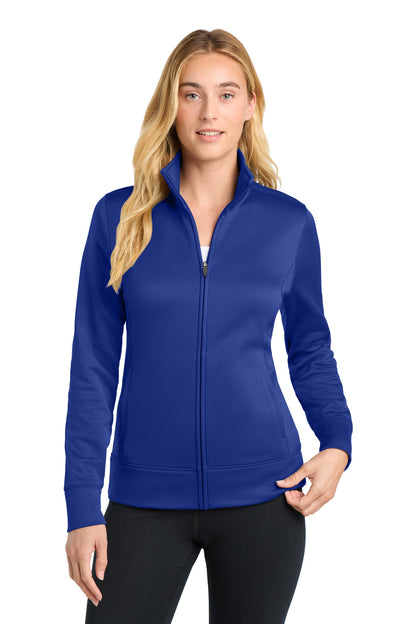 Sport-Tek® Women's Sport-Wick® Fleece Full-Zip Jacket.  LST241