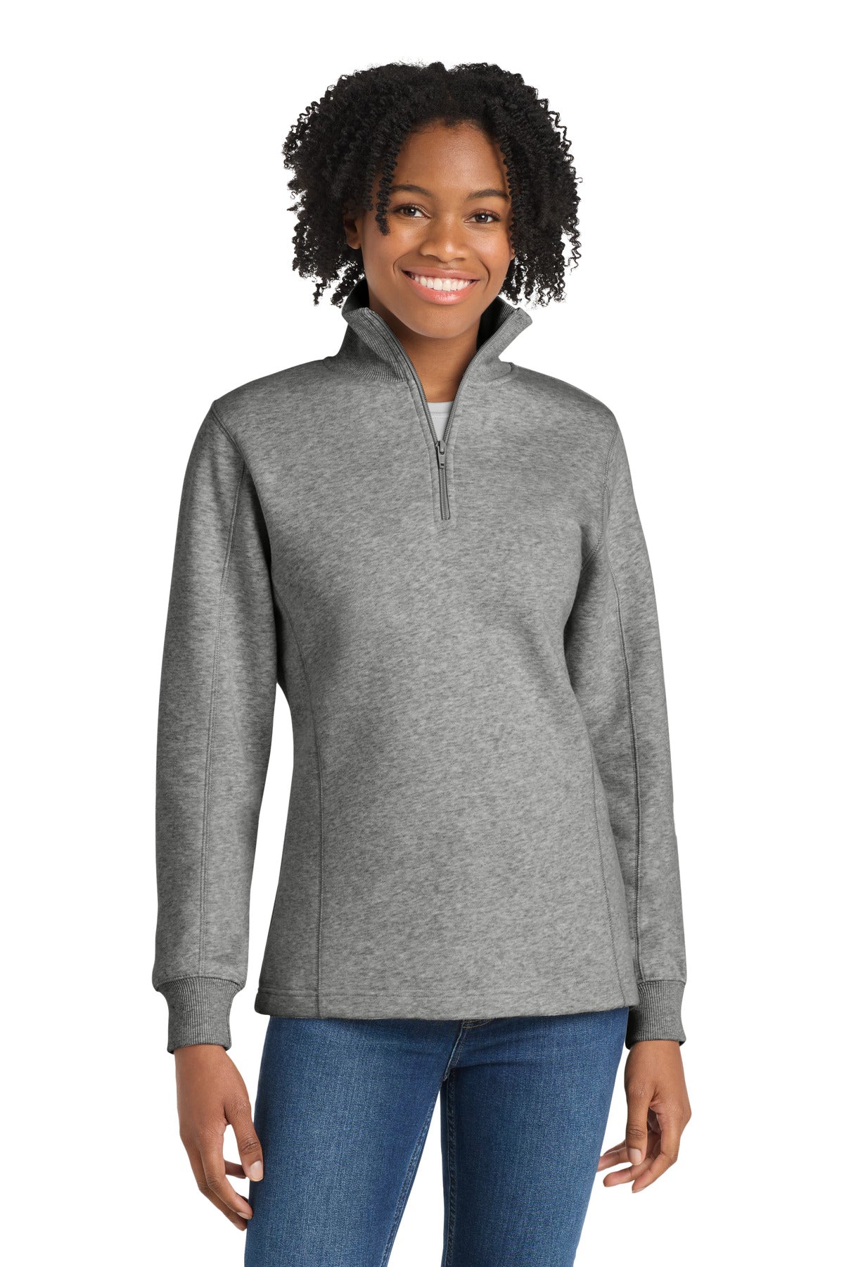 Sport-Tek® Women's 1/4-Zip Sweatshirt. LST253