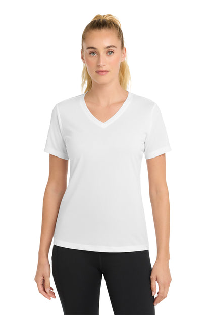 Sport-Tek® Women's PosiCharge® RacerMesh® V-Neck Tee. LST340