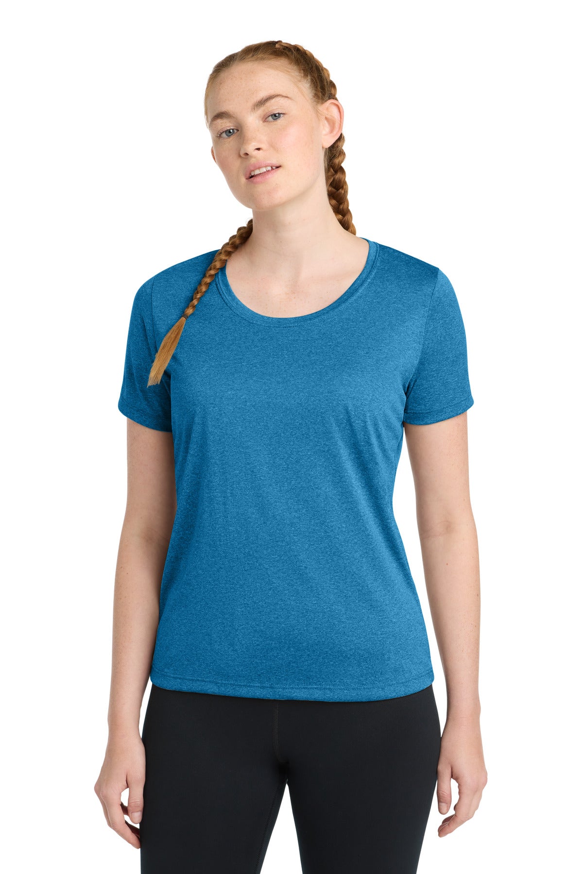 Sport-Tek® Women's Heather Contender™ Scoop Neck Tee. LST360