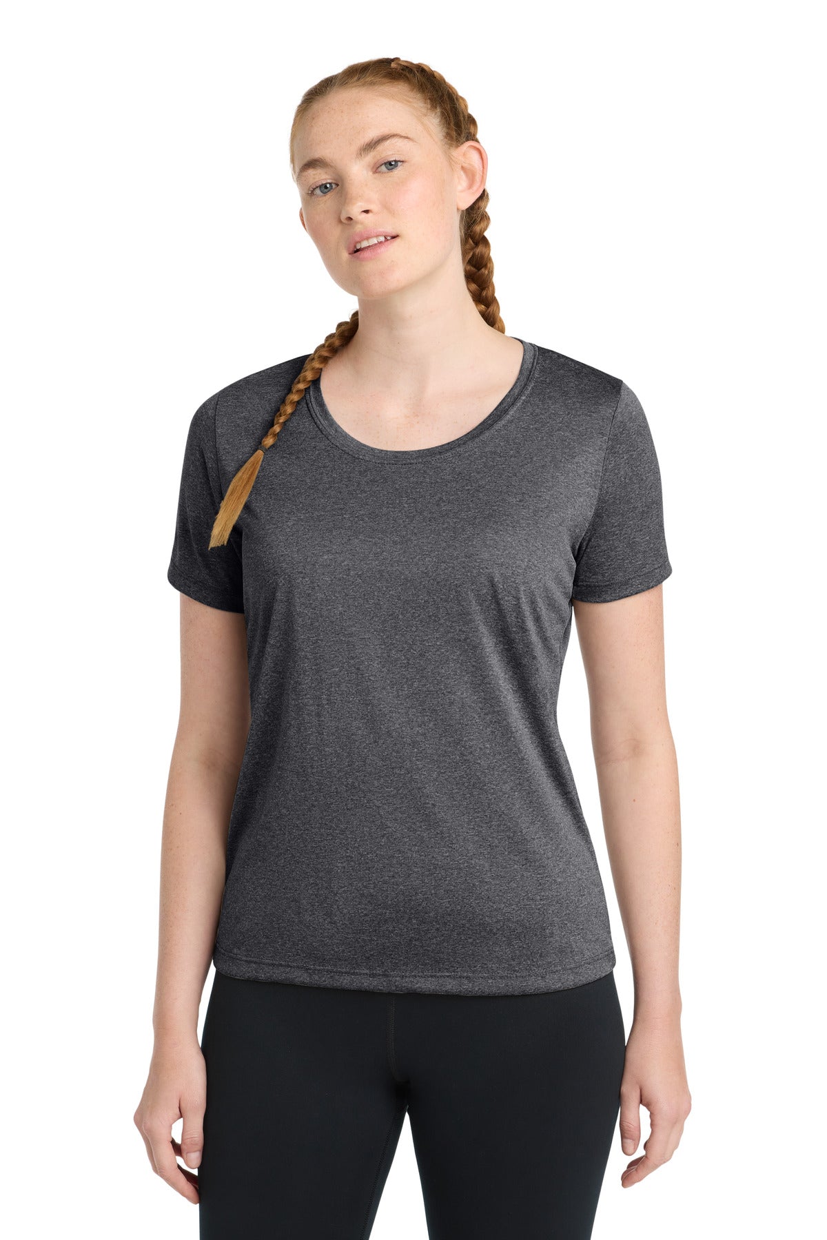 Sport-Tek® Women's Heather Contender™ Scoop Neck Tee. LST360