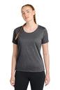 Sport-Tek® Women's Heather Contender™ Scoop Neck Tee. LST360
