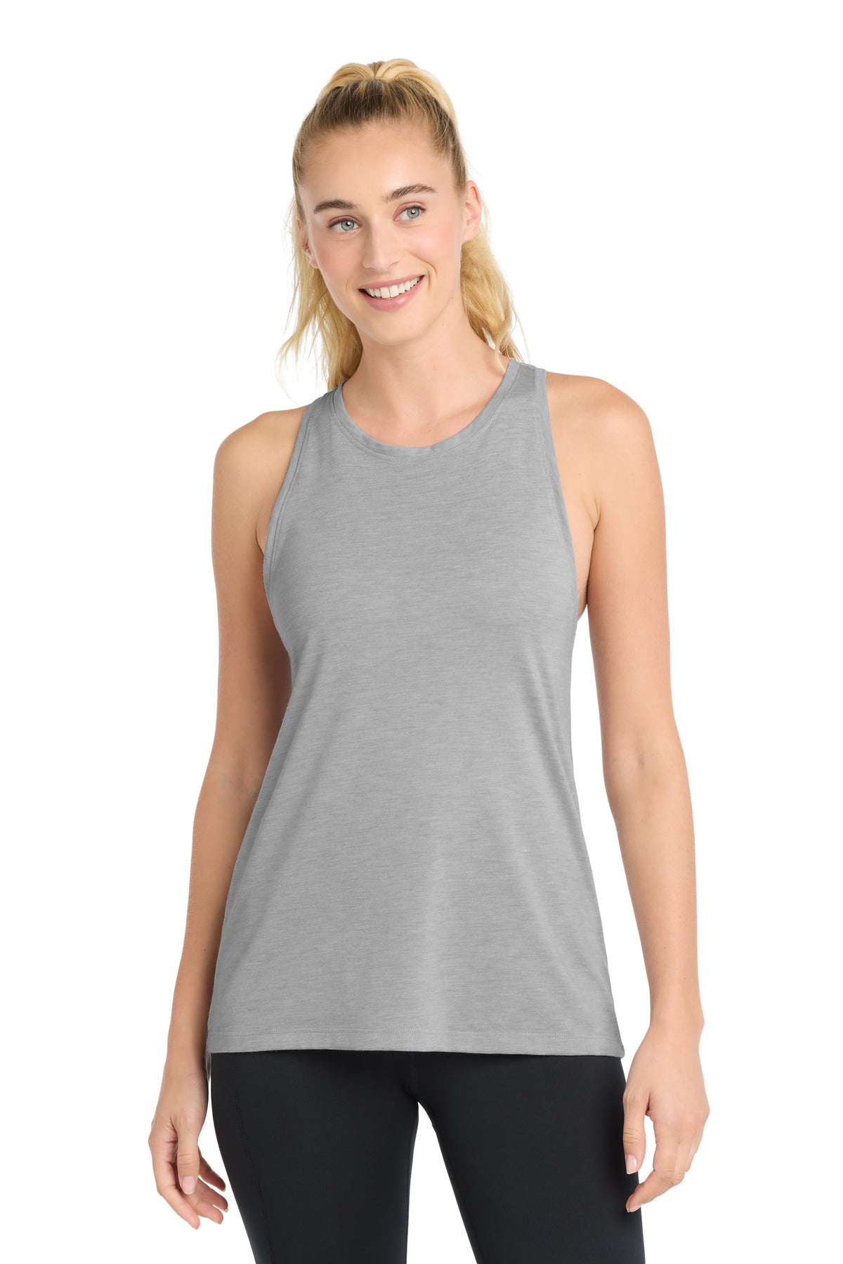 Sport-Tek ® Women's PosiCharge ® Tri-Blend Wicking Tank. LST402
