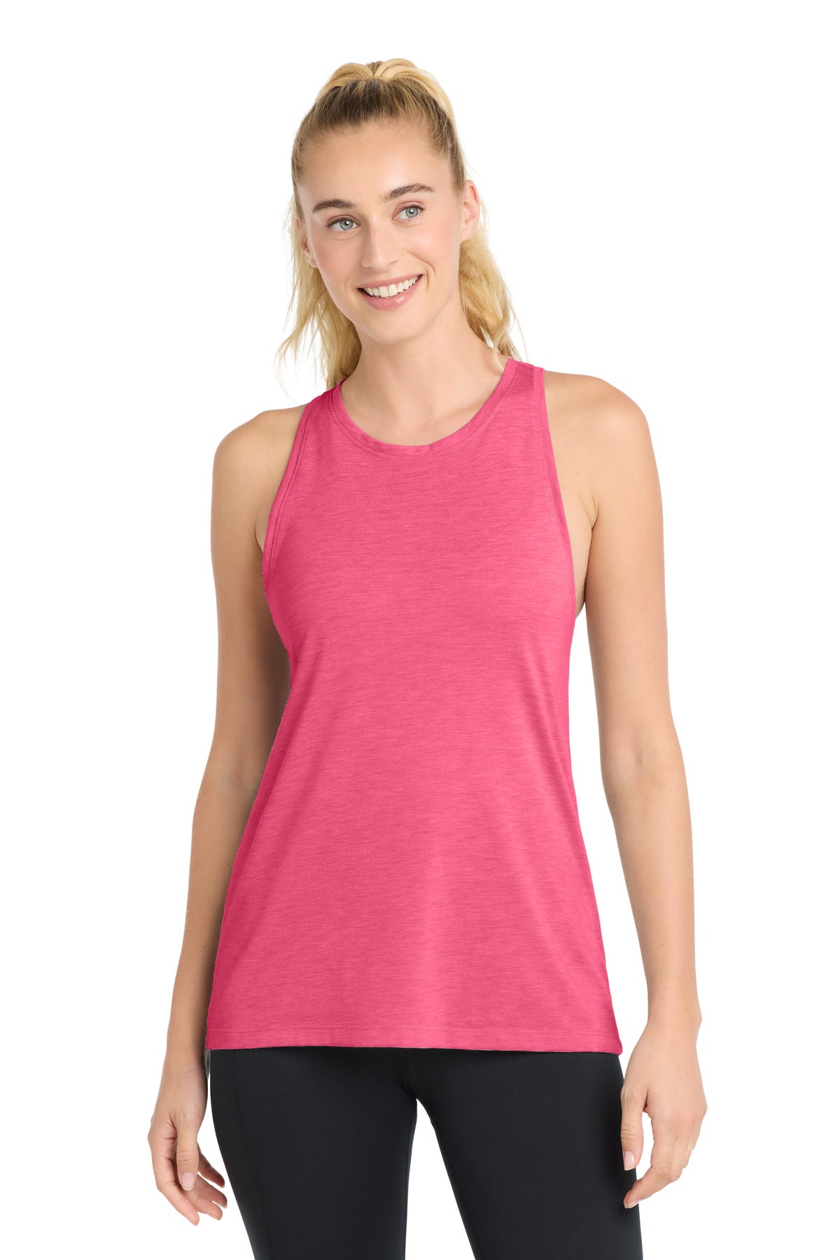 Sport-Tek ® Women's PosiCharge ® Tri-Blend Wicking Tank. LST402