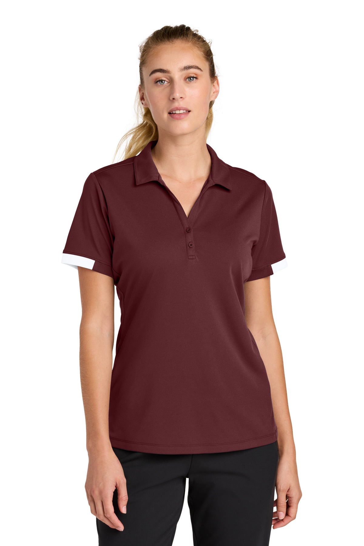 Sport-Tek® Women's Club Colorblock Polo LST444