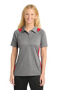 Sport-Tek® Women's Heather Colorblock Contender™ Polo. LST665
