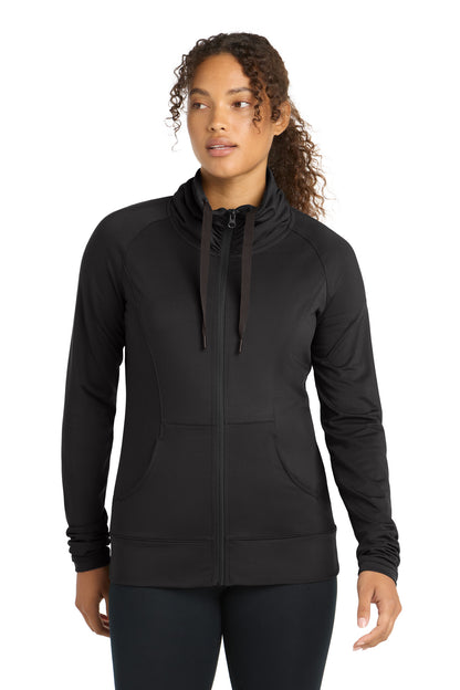 Sport-Tek® Women's Sport-Wick® Stretch Full-Zip Jacket. LST852