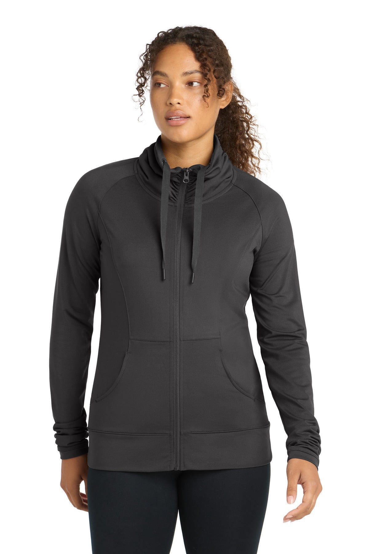 Sport-Tek® Women's Sport-Wick® Stretch Full-Zip Jacket. LST852