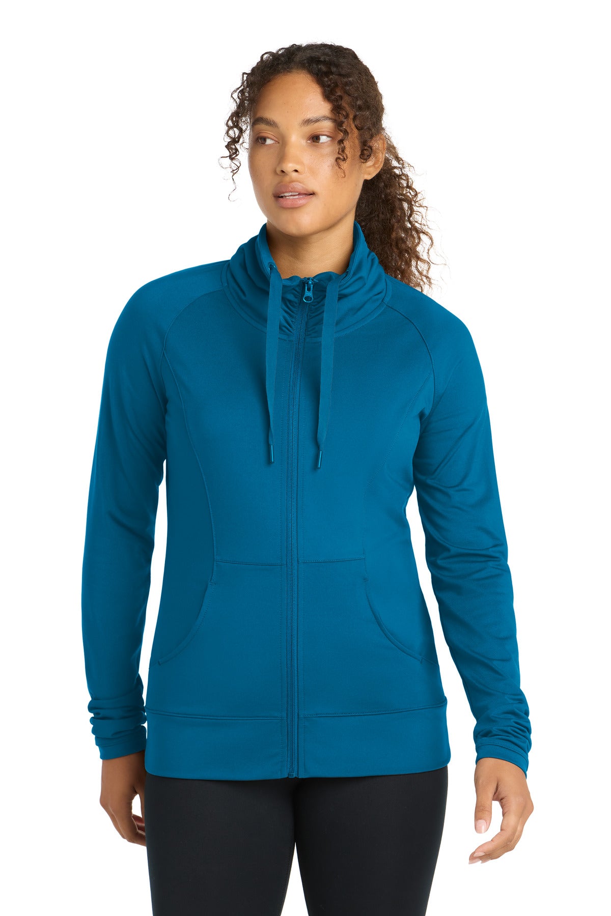 Sport-Tek® Women's Sport-Wick® Stretch Full-Zip Jacket. LST852