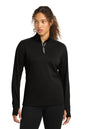 Sport-Tek® Women's Sport-Wick® Textured 1/4-Zip Pullover.  LST860