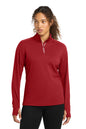 Sport-Tek® Women's Sport-Wick® Textured 1/4-Zip Pullover.  LST860