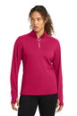 Sport-Tek® Women's Sport-Wick® Textured 1/4-Zip Pullover.  LST860