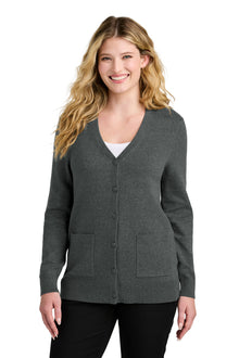 Port Authority® Women's Easy Care Button-Up Cardigan Sweater LSW4150