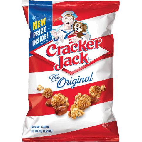Cracker Jack Original Box | Caramel Popcorn & Peanuts Snack with Prize Inside! | 1 oz / 5.65 Pounds