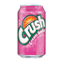 Crush Cream Soda 12-Pack - Classic Sweet & Bubbly Soft Drink Cans (12 fl oz Each)