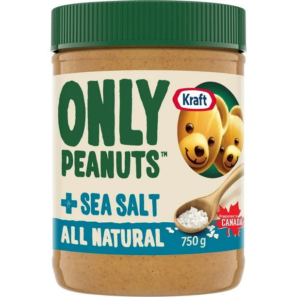 Kraft Peanut Sea Salt Butter Smooth 750g