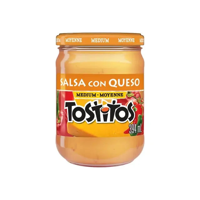 Tostitos Con Queso Dip: Creamy & Zesty Medium Spice | 15 oz Jar
