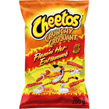 Cheetos Flamin' Hot Crunchy Snacks | Spicy Cheese - 10 oz