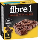 FIBRE 1 Chocolate Fudge 5 bars of Brownies