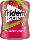 Trident Splash Strawberry Kiwi Sugar-Free Chewing Gum – 6 Bottles, 40 Pieces Each