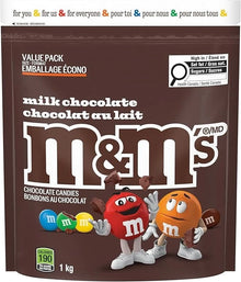 M&M S, Milk Chocolate Candy,  1kg Bag