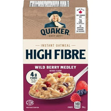 Quaker High Protein Triple Berry Instant Oatmeal, 304g