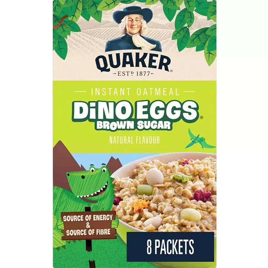 Quaker Dino Eggs Instant Oatmeal – Fun, Nutritious Kids' Breakfast