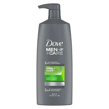 Dove Men+Care Fresh & Clean 2 in 1 Shampoo and Conditioner 1.18 L