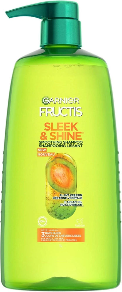 Garnier Fructis Sleek & Shine, Smoothing Shampoo, 1L