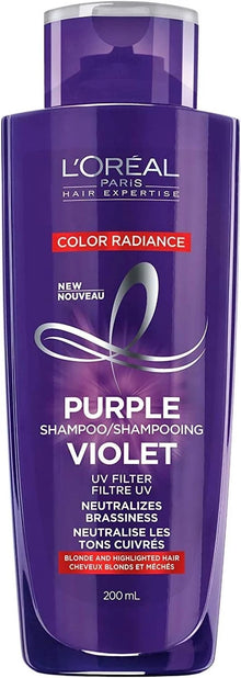 L’Oréal Paris Radiance Purple Shampoo For Bleached & Blonde Hair