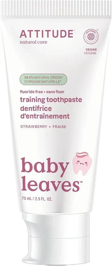 Attitude Baby and Child Fluoride-Free Training Toothpaste, 75g