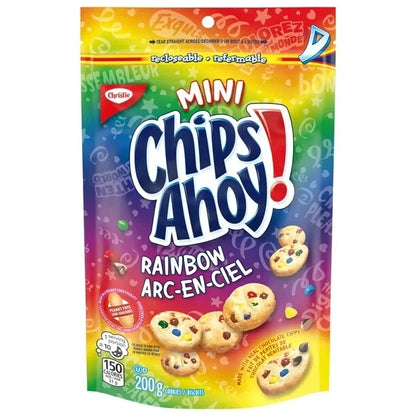 Chips Ahoy! Mini Rainbow Chocolate Chip Cookies – Fun Snack Size 200GM