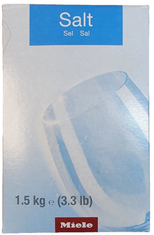 Miele Dishwasher Salt 1.5kg – Premium Hard Water Softener for Spot-Free Dishes